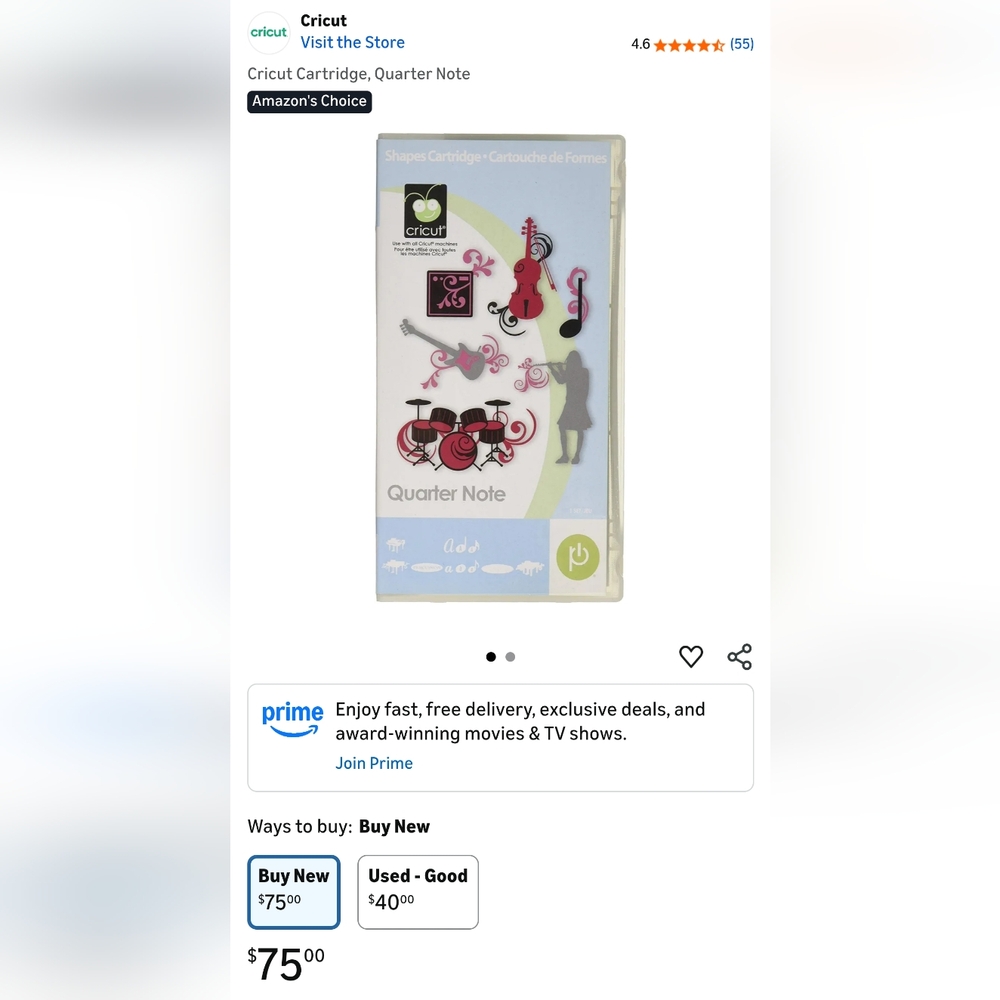 Cricut Shapes - Quarter Note For DIY